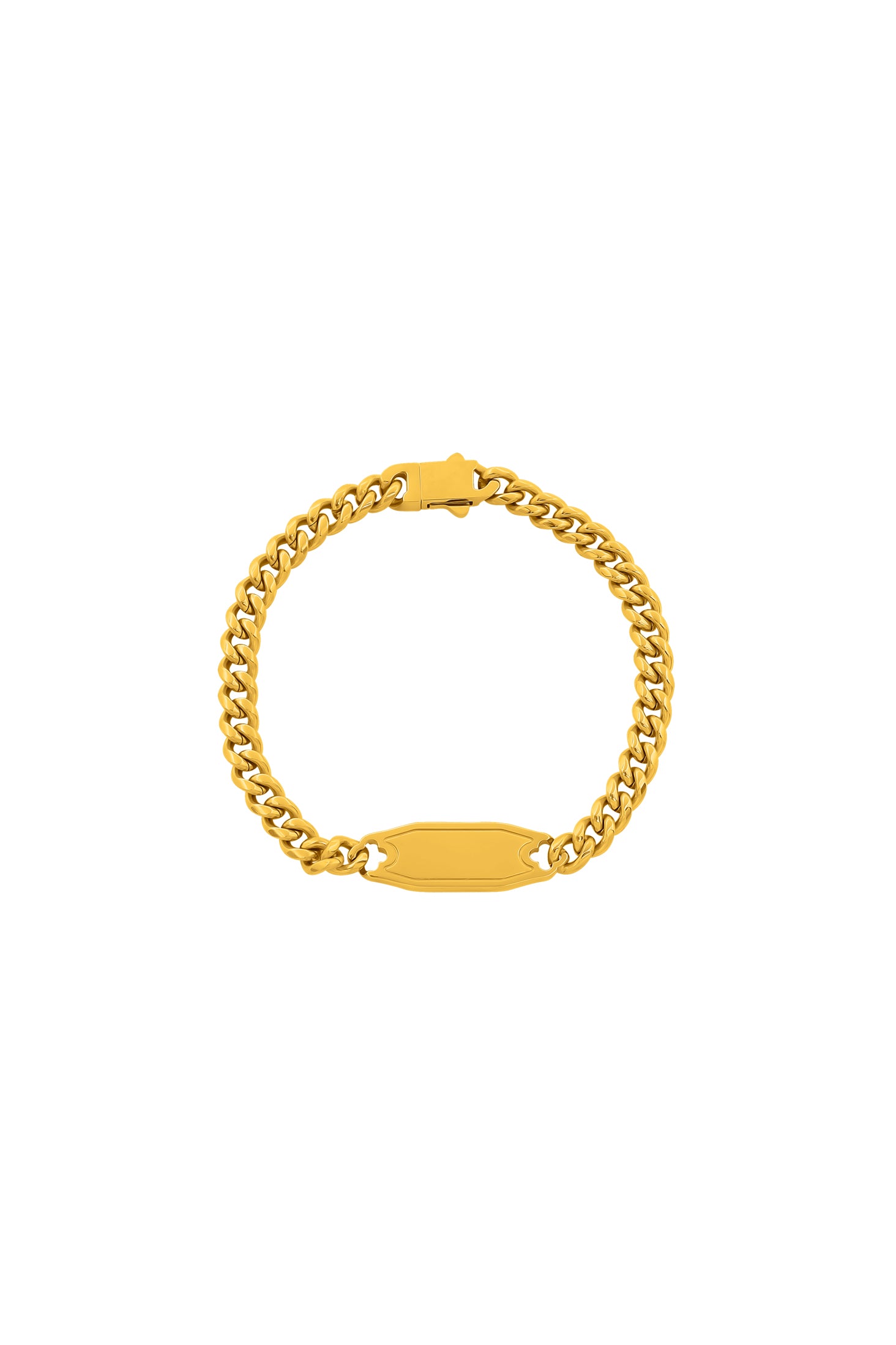 Nick&#39;s Gold Engravable Bracelet