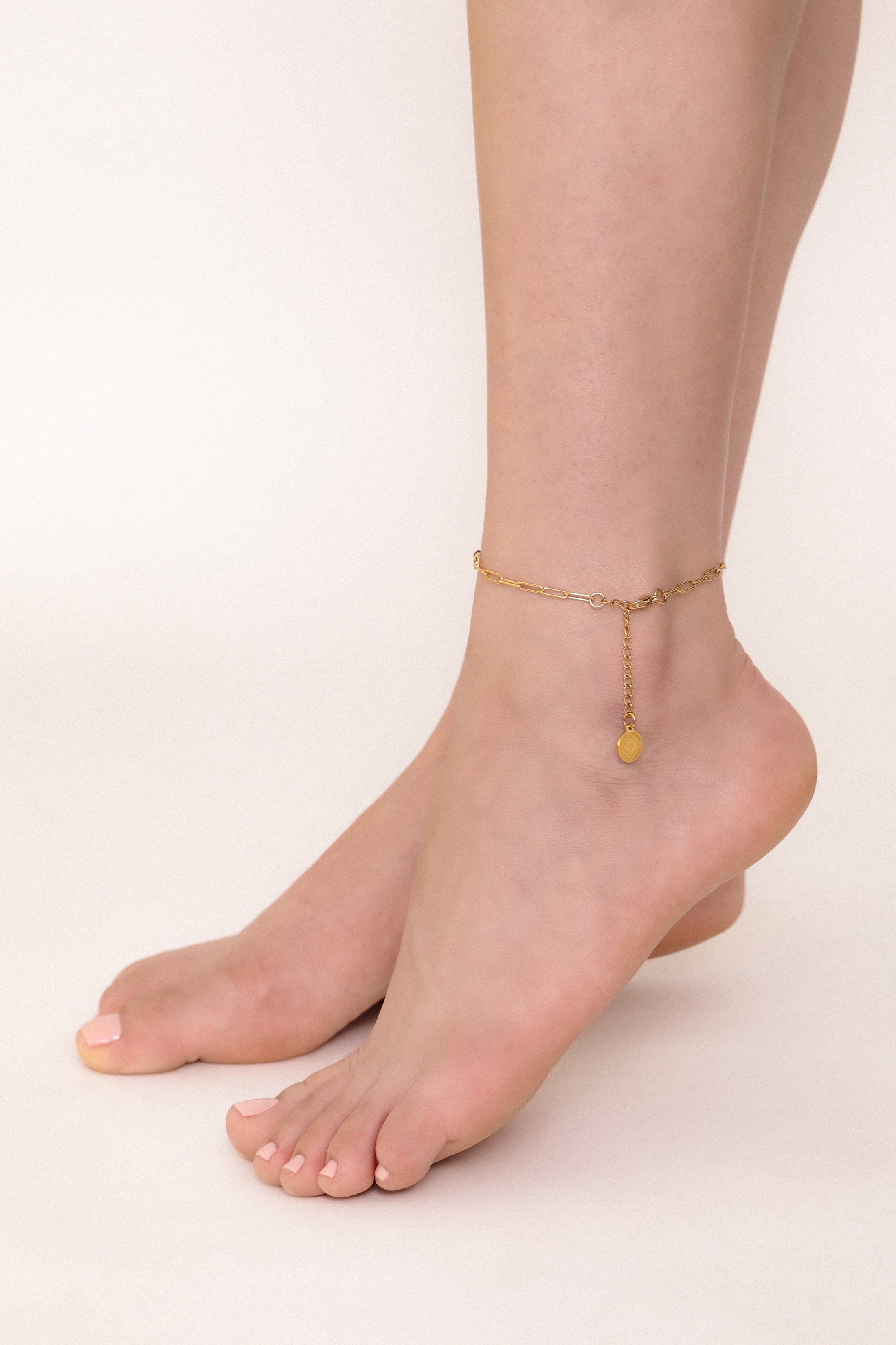 Rectangle Link Anklet