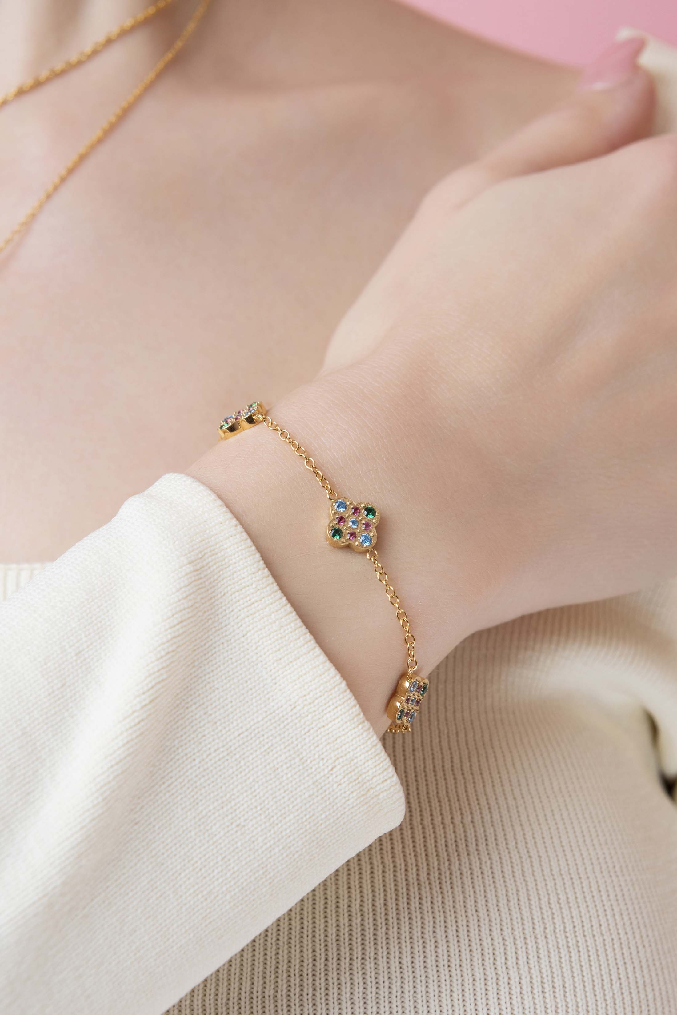 Aurora Pendant, Bracelet, Ring &amp; Studs Earring Gift Set