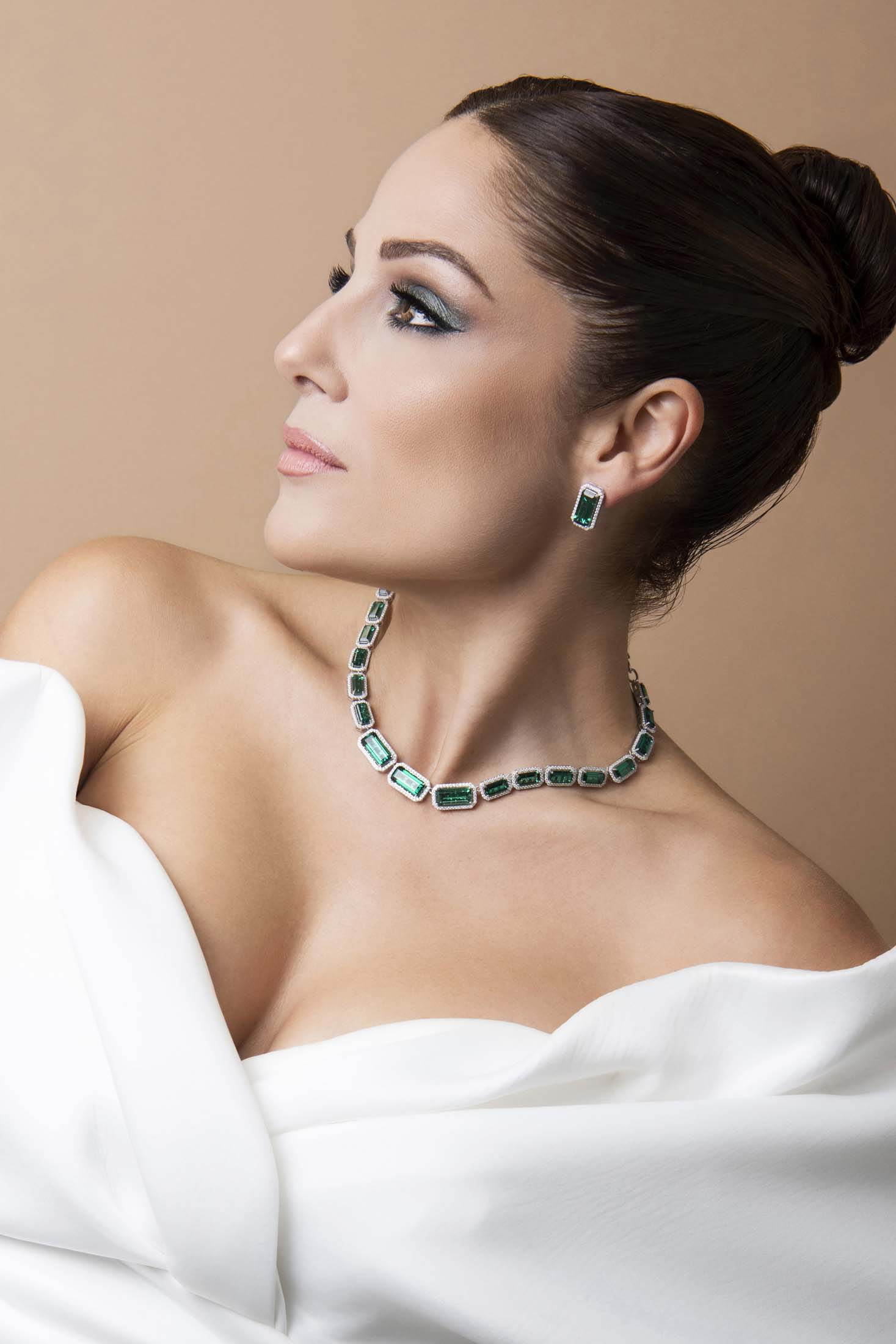 Emerald Elegance Statement Necklace