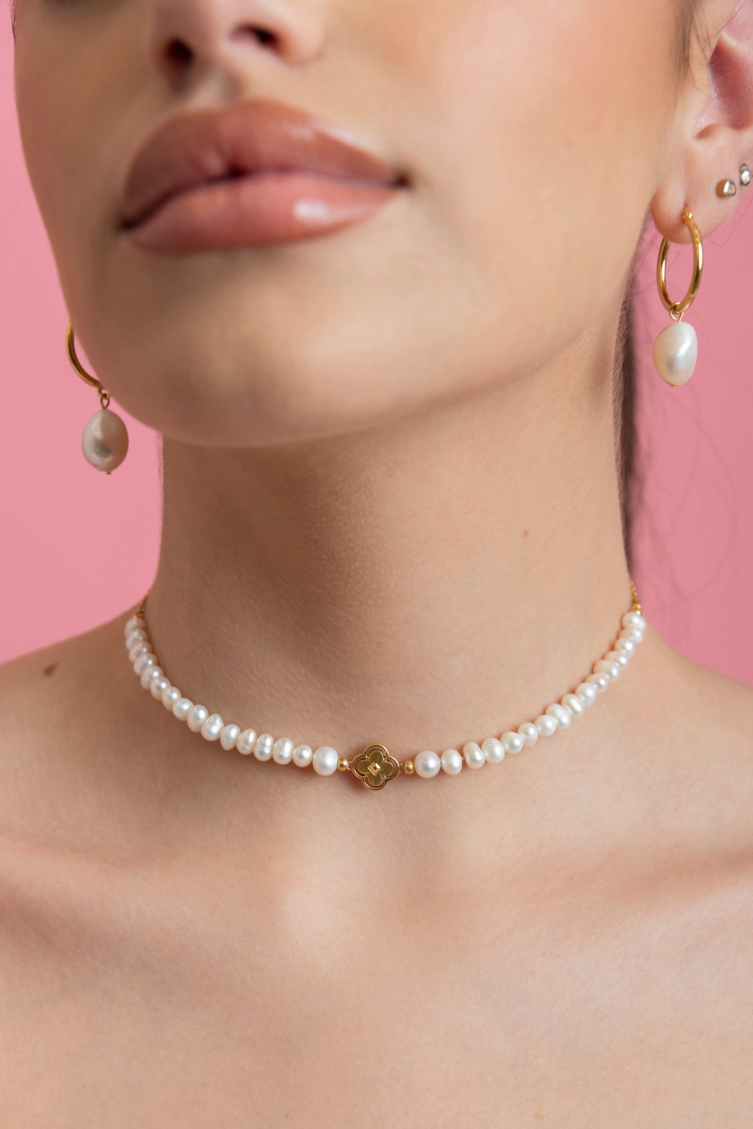 Maisie’s Freshwater Pearl Choker &amp; Dara&#39;s Freshwater Pearl Bracelet Gift Set
