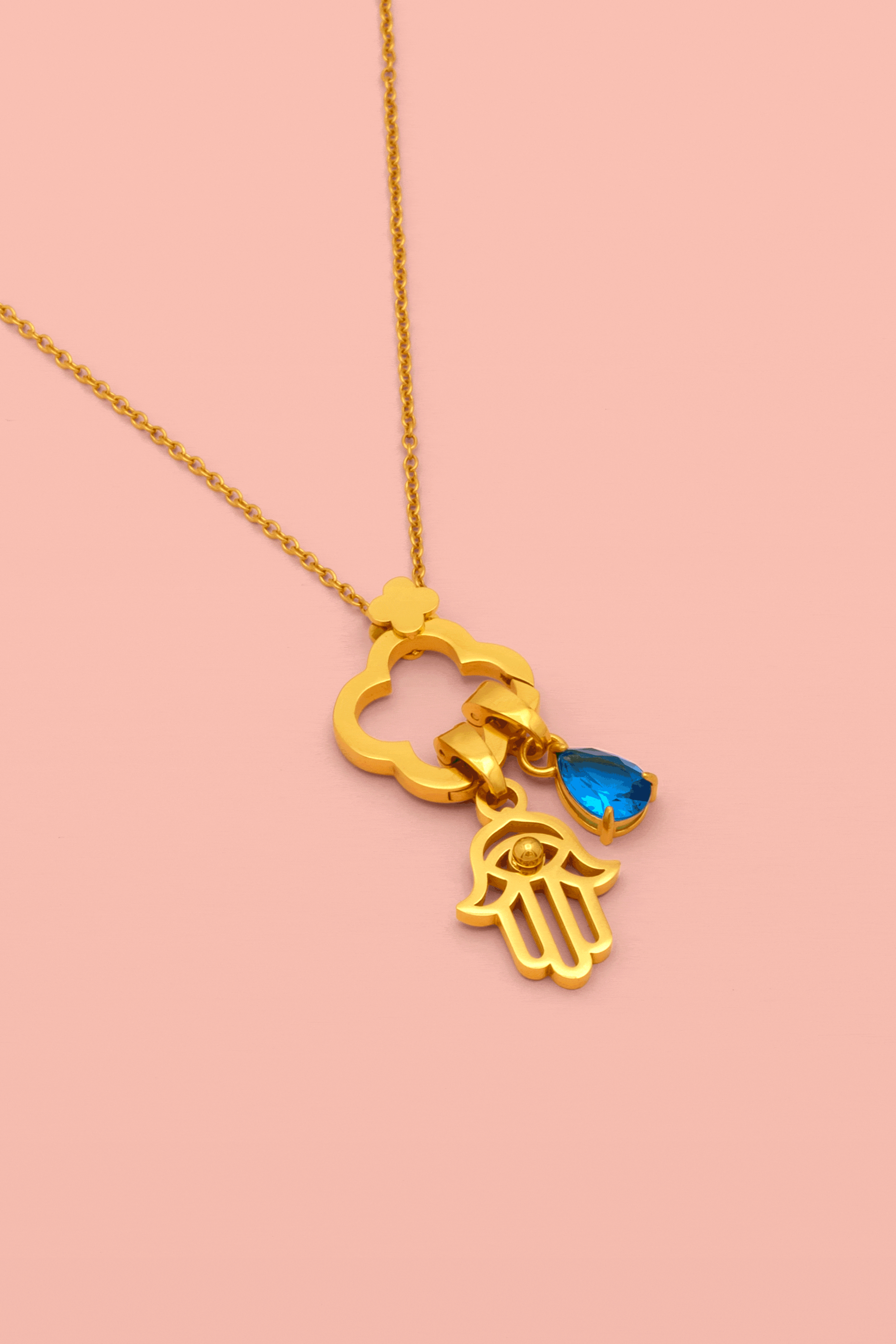 Carisma Logo Stackable Charm Necklace Gift Set