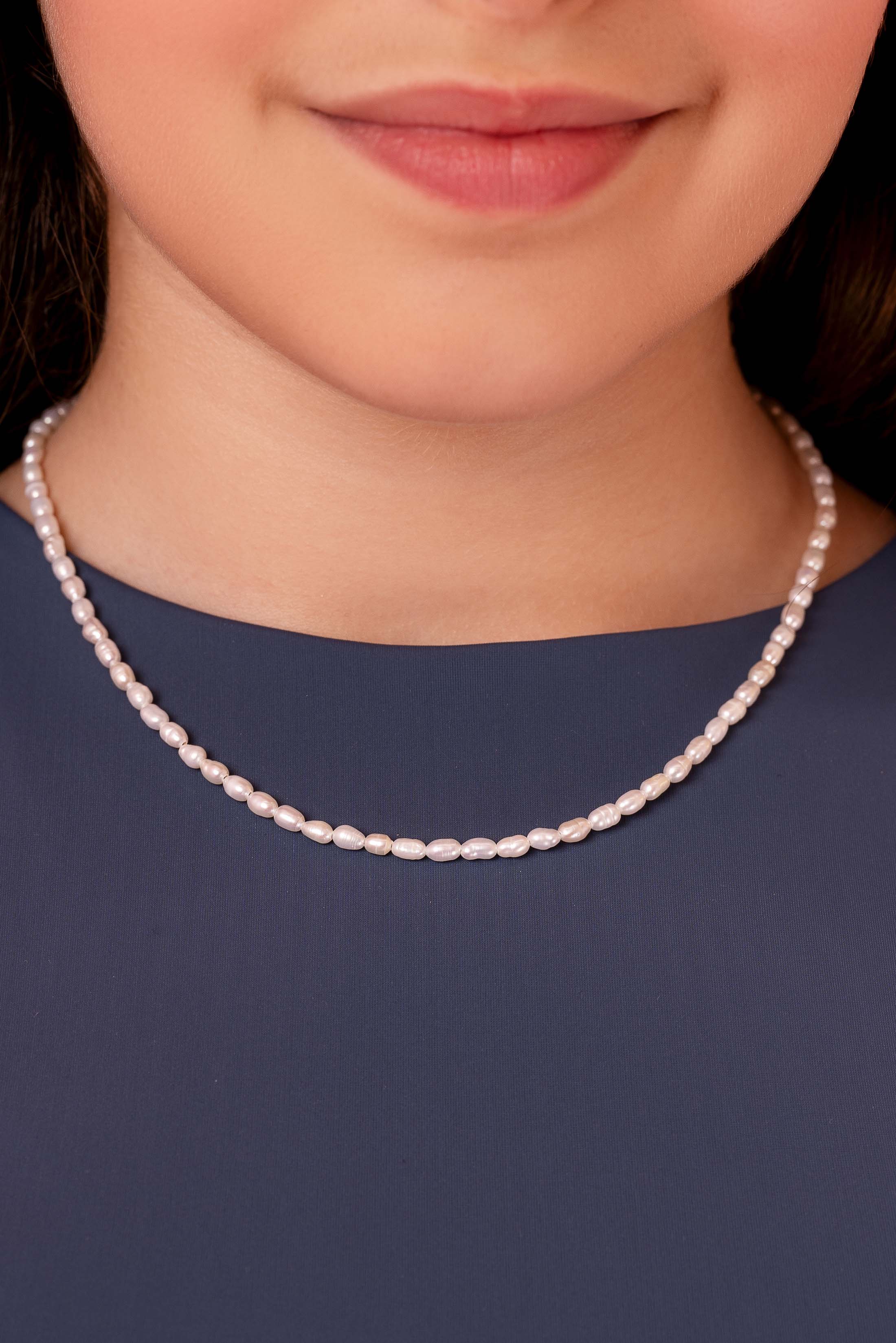 Freshwater Pearl Silver Necklace, Bracelet &amp; Stud Earrings Gift Set