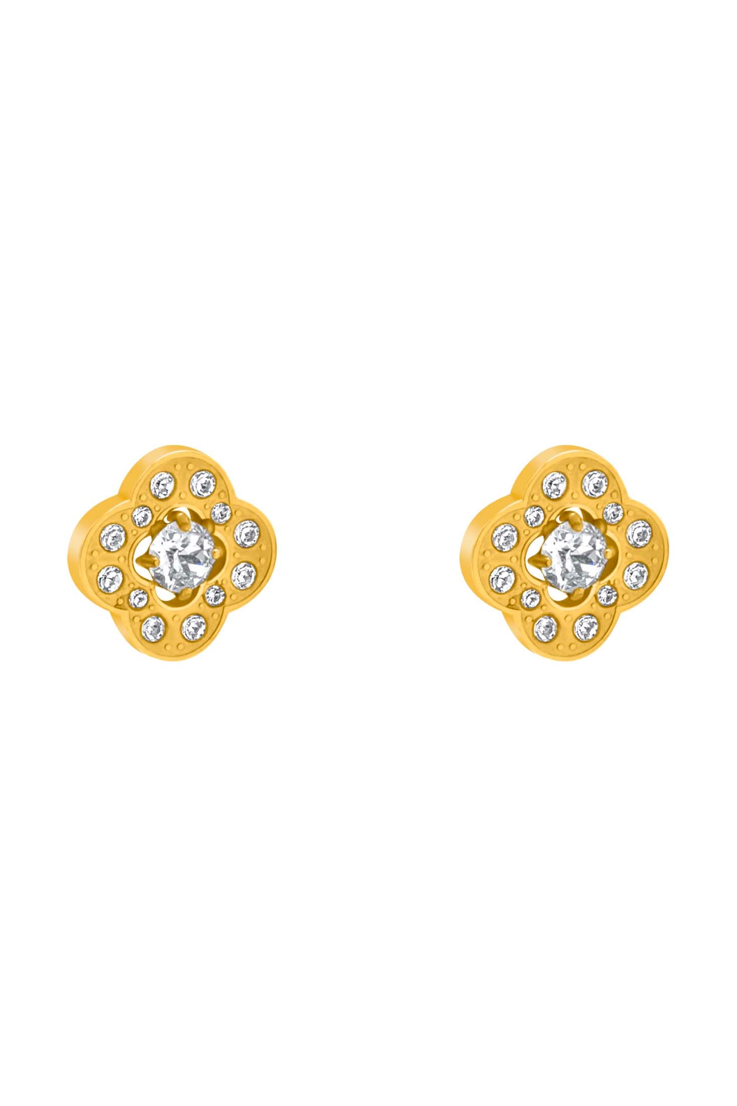 Ġuzeppa&#39;s Crystal Logo Stud Earring Set