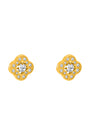 Ġuzeppa's Crystal Logo Stud Earring Set