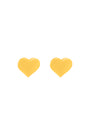 Heart of Gold Stud Earring Set