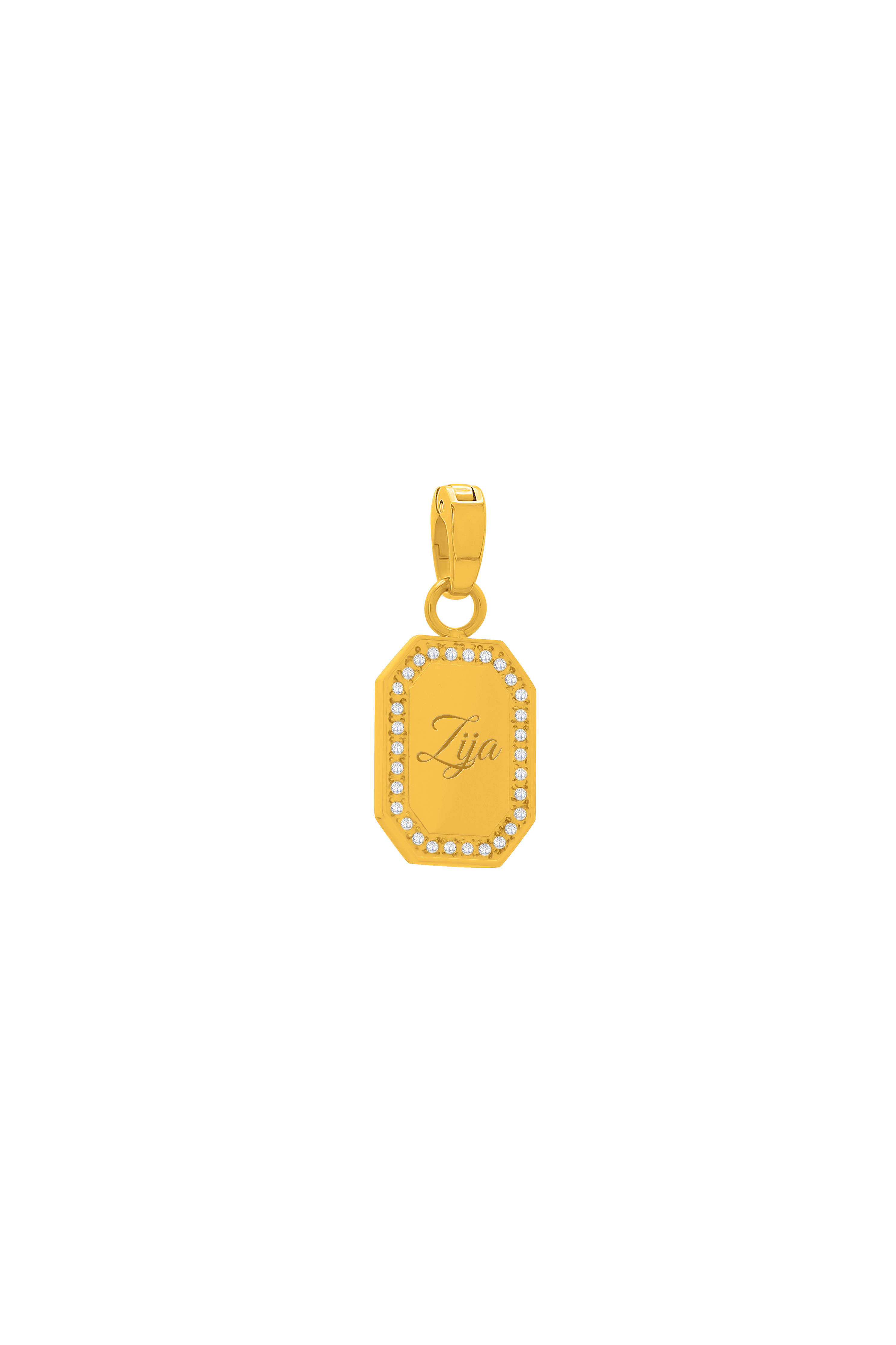 Chamfered Mother&#39;s Day Pendant