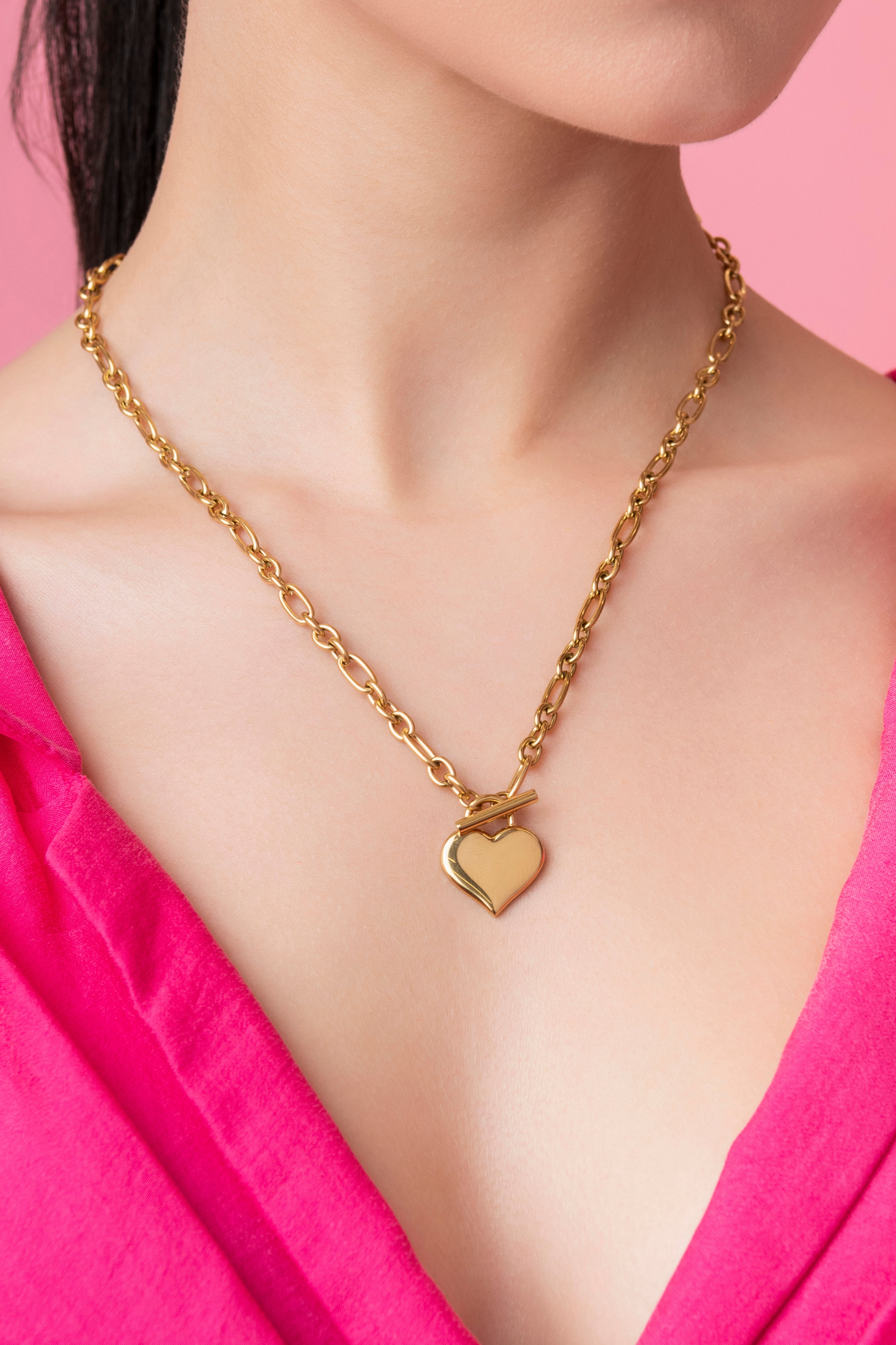 Mother&#39;s Day Heart of Gold Necklace