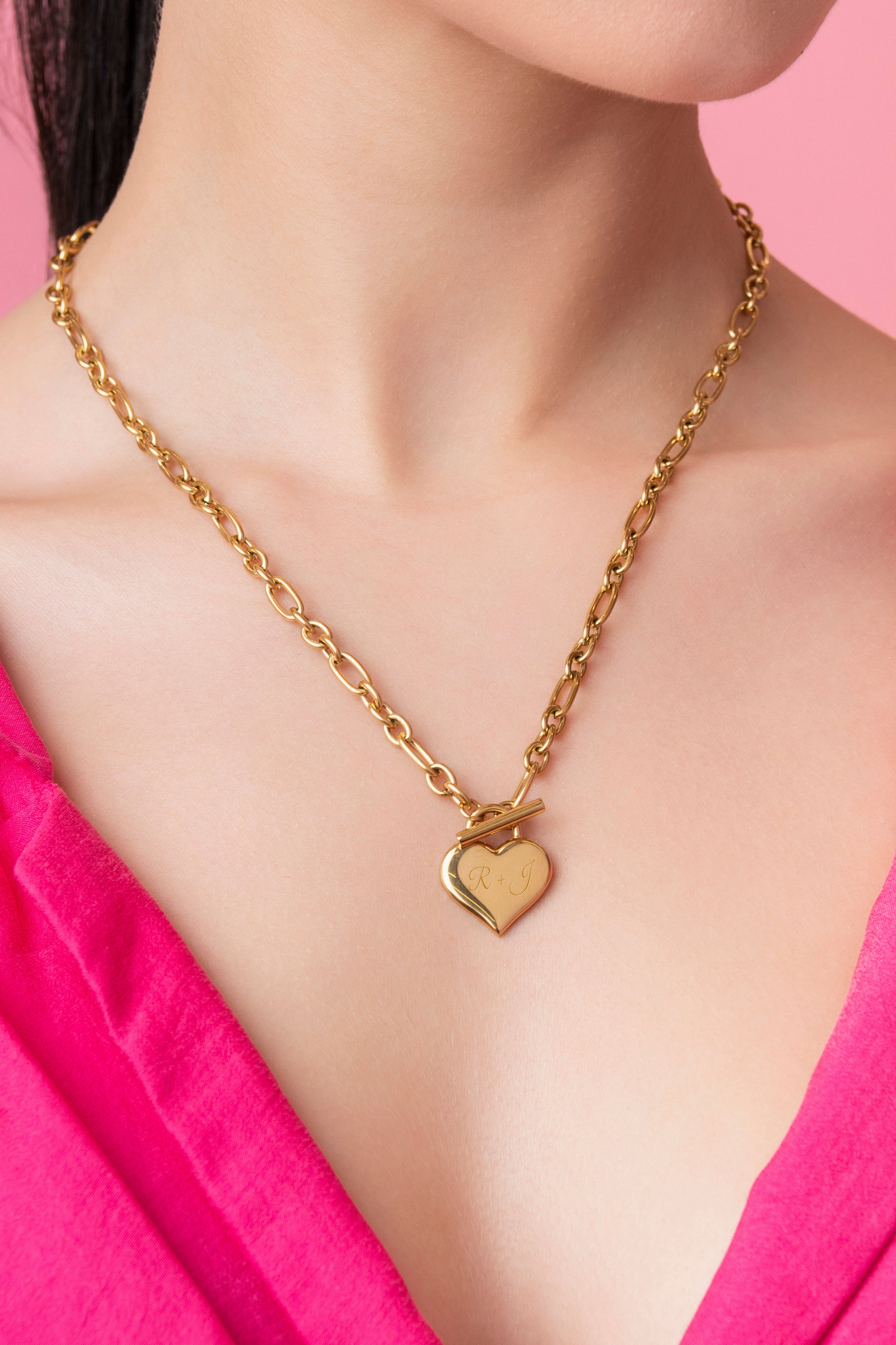 Mother&#39;s Day Heart of Gold Necklace