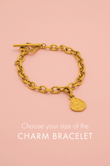 Tberfil Letter Pendant Charm Bracelet Gift Set