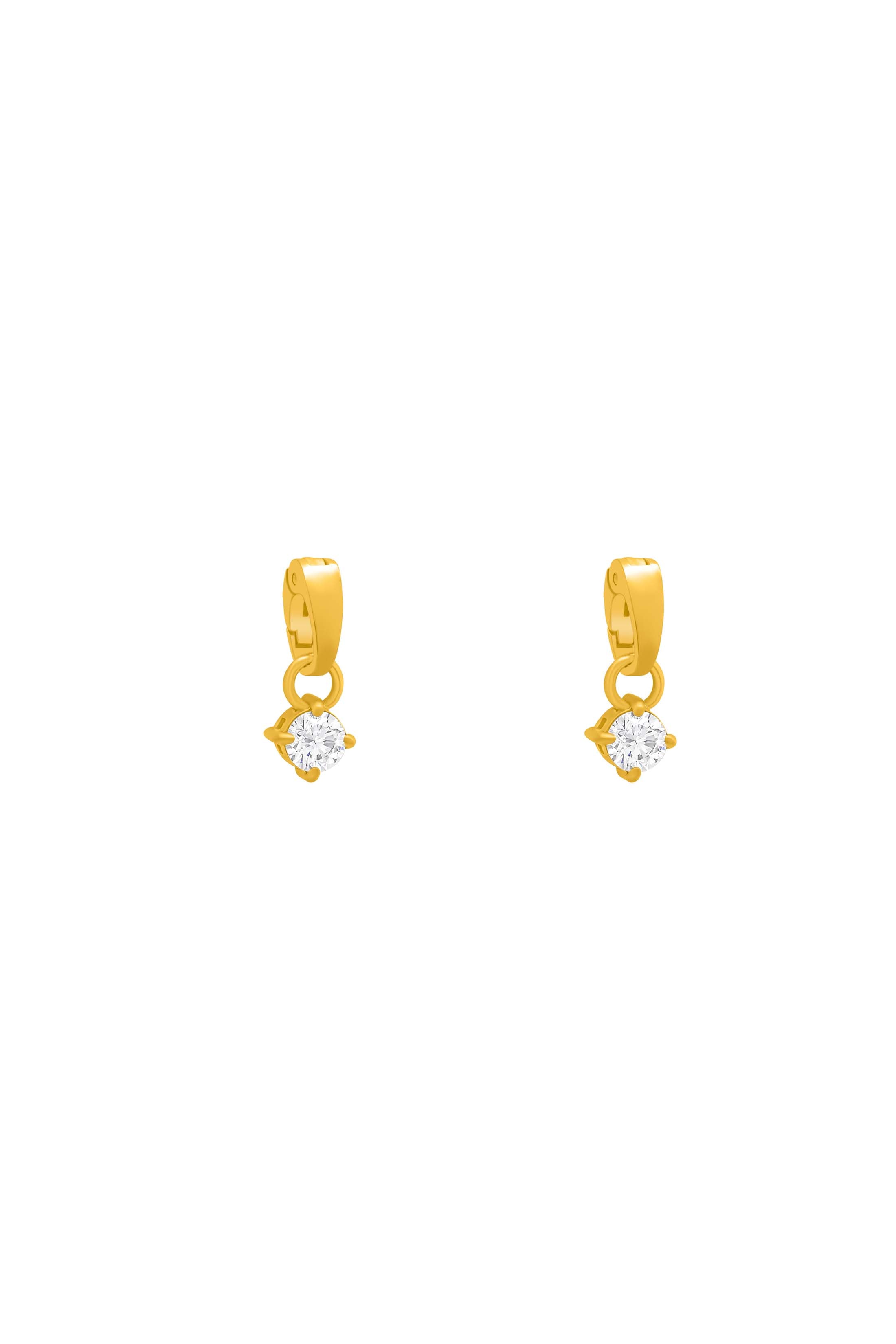 Purita&#39; Stone Charm Pendant Earring Set