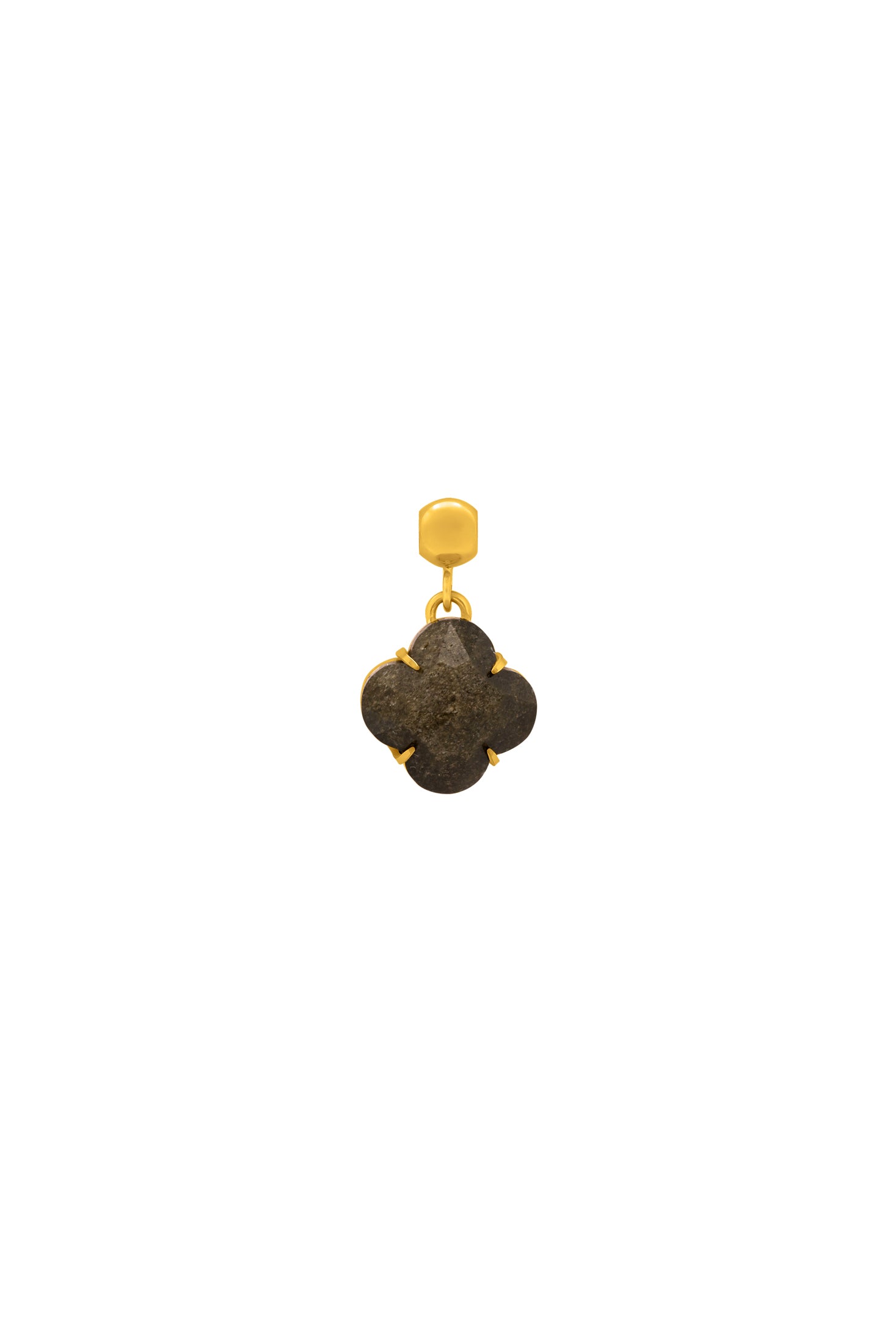 &quot;Healing&quot; Golden Obsidian Stone Toggle Charm Pendant