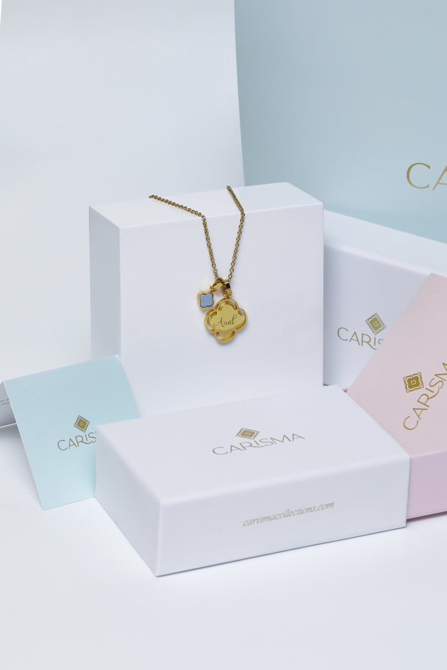 "Zija" or "Aunt" Carisma Pendant & Birthstone Pendant Gift Set