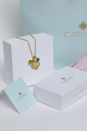 "Zija" or "Aunt" Carisma Pendant, Mini-Letter Pendant & Birthstone Pendant Gift Set