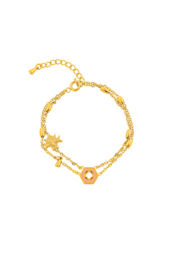 Reġina Double Chain Bracelet