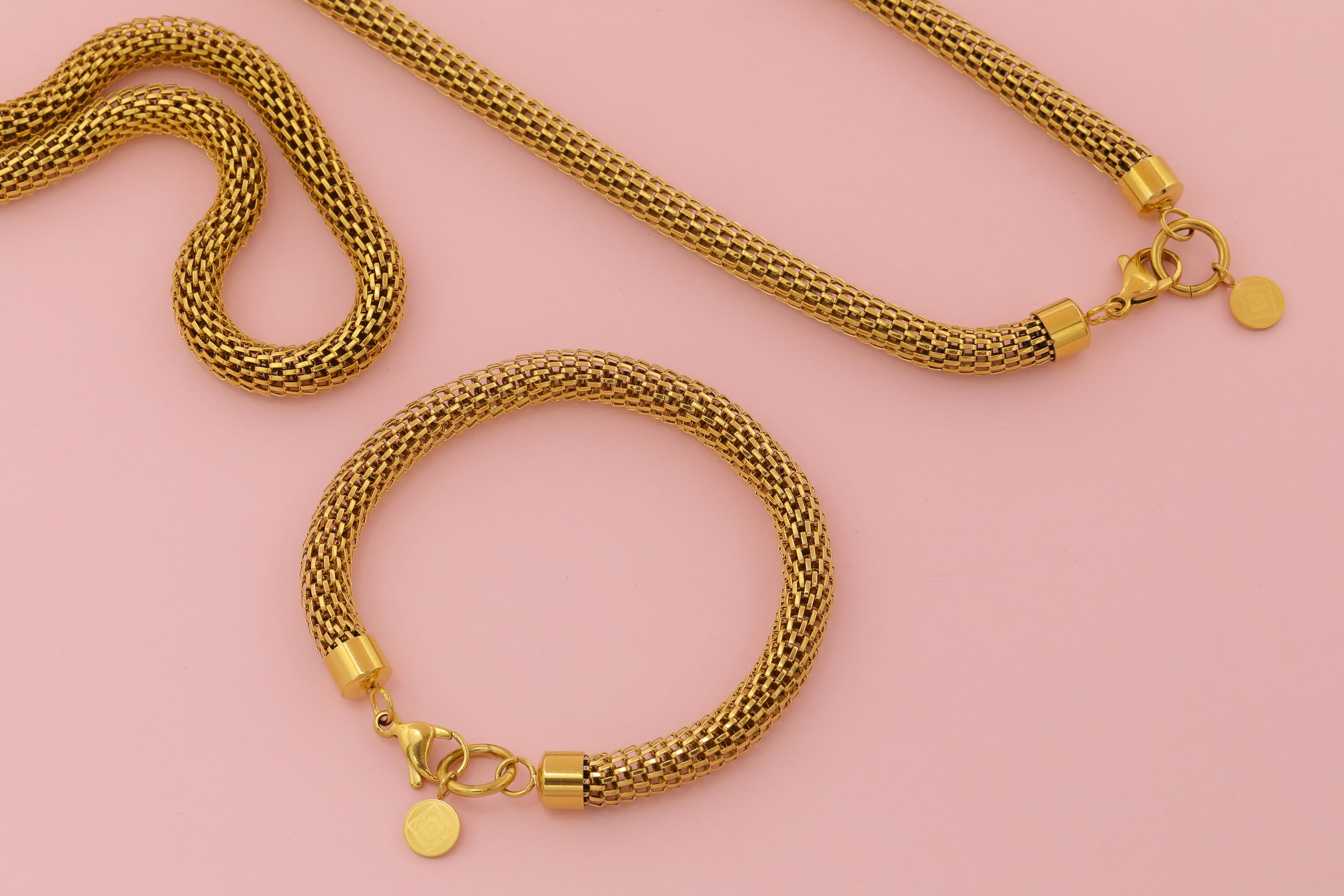 Snake Tube Necklace &amp; Bracelet Gift Set