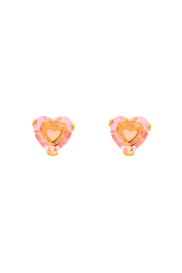 Kristallina Roża Stud Earring Set