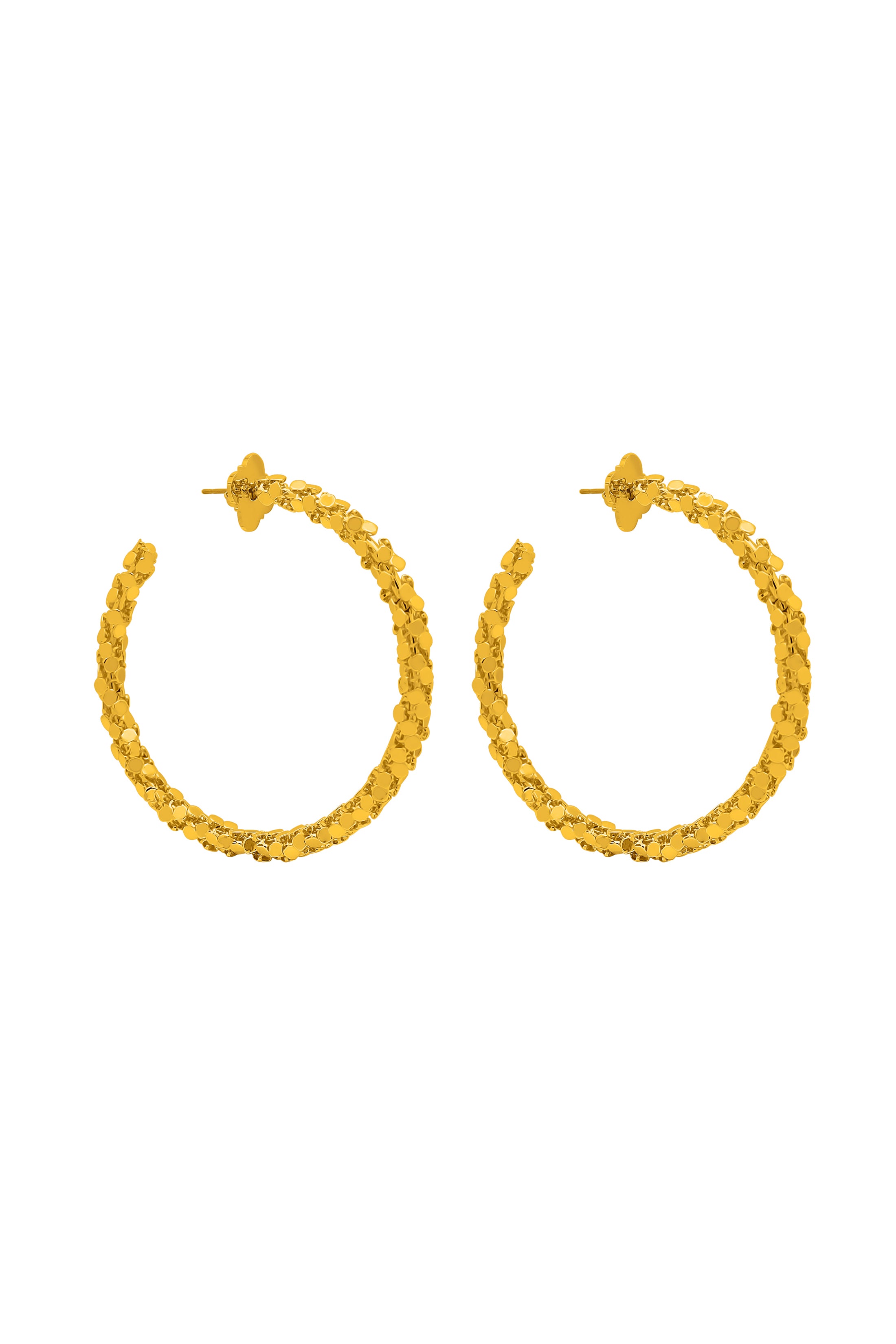 Carisma Logo Letter Pendant &amp; Multi Facade Carisma Hoop Earrings Gift Set