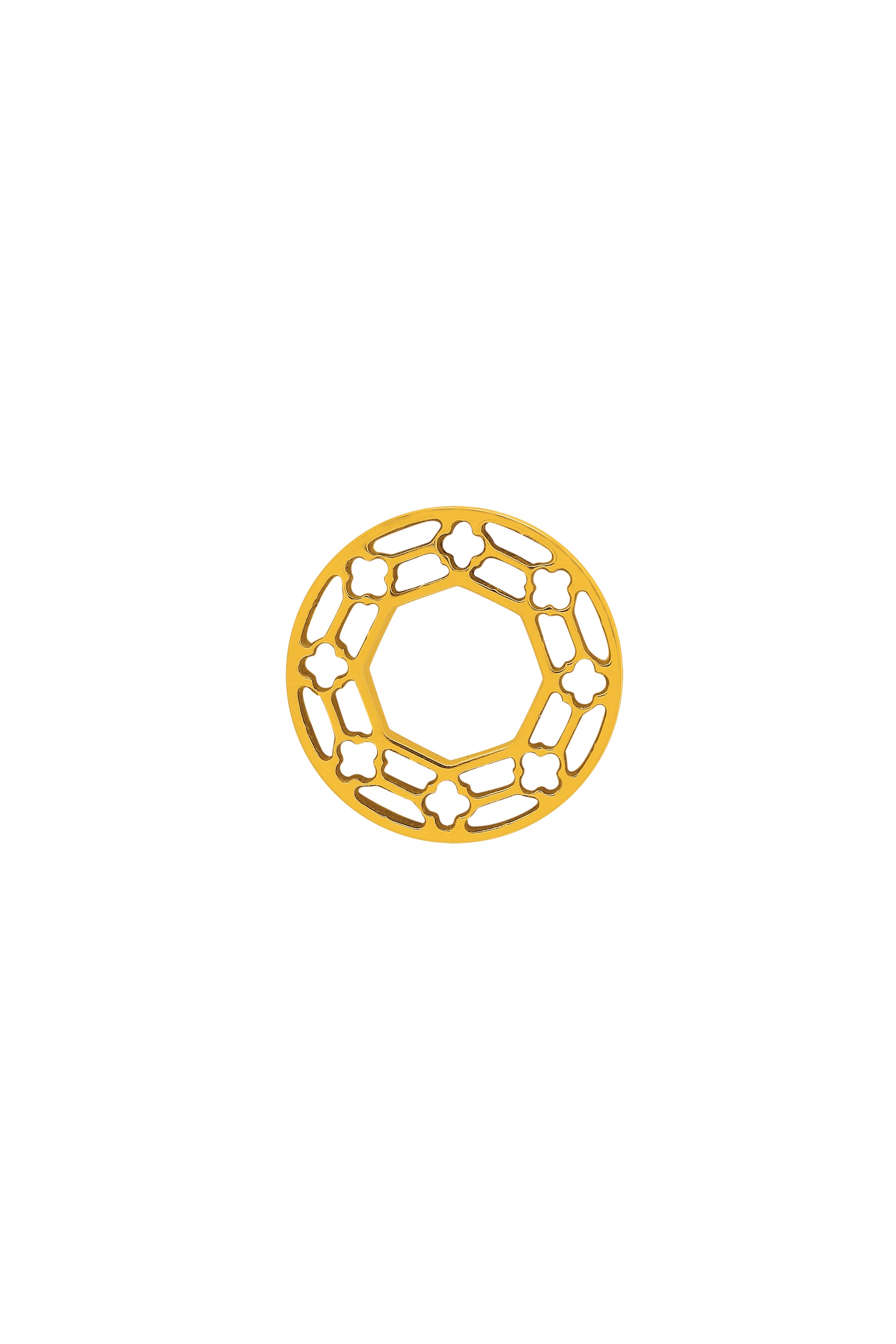 Gozo Lace Engravable Ring Pendant