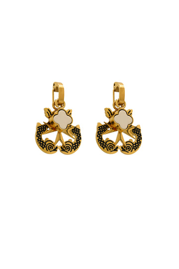 Ħabbata Dolphin & Maltese Cross Pendant & Carisma Birthstone Pendant Earring Gift Set