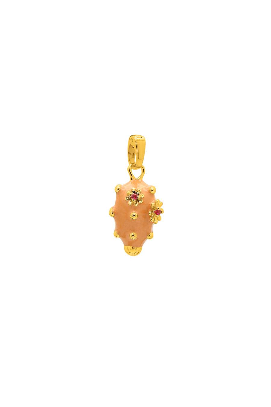 Kelsey's Peach Prickly Pear Pendant Necklace Gift Set