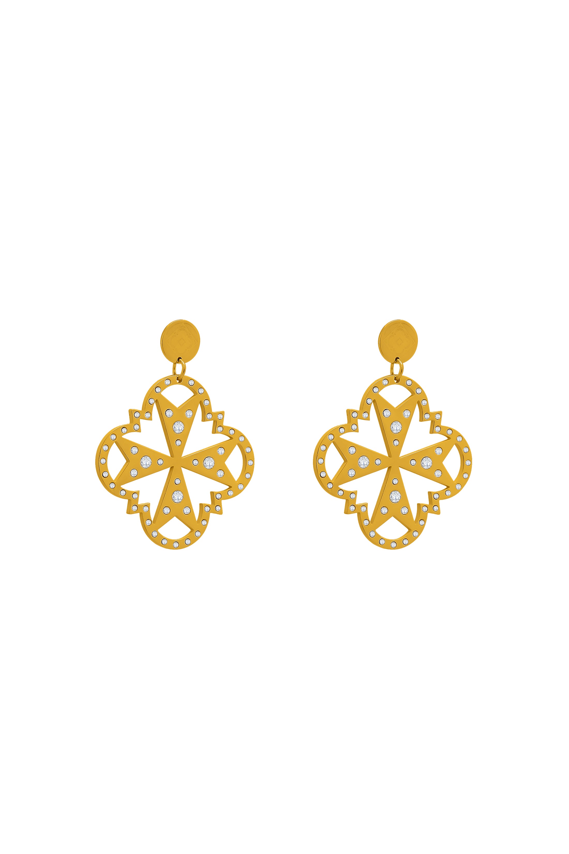 Ruth’s Maltese Cross Earrings