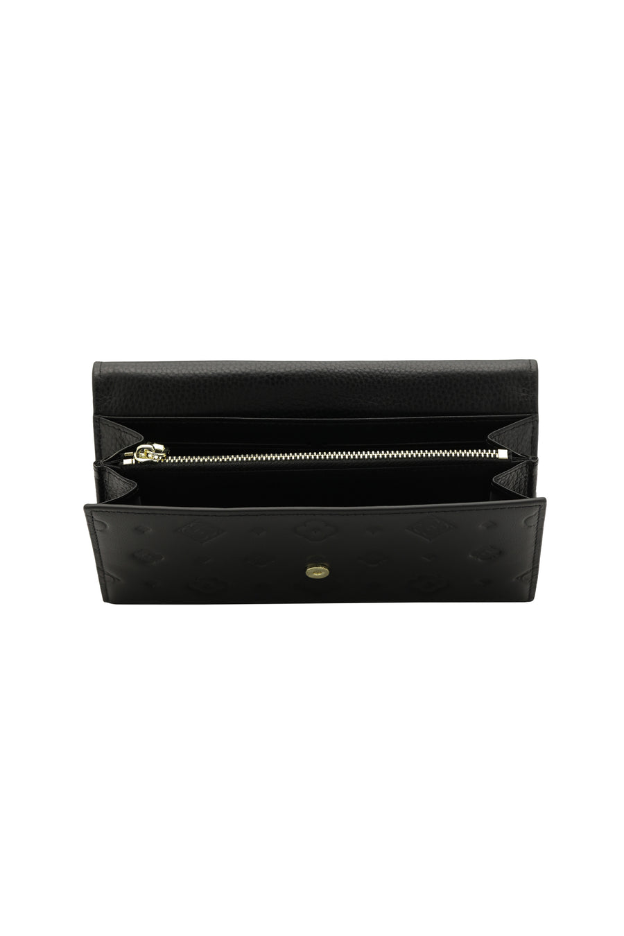 Giovanna's Leather Wallet - Pitch Black
