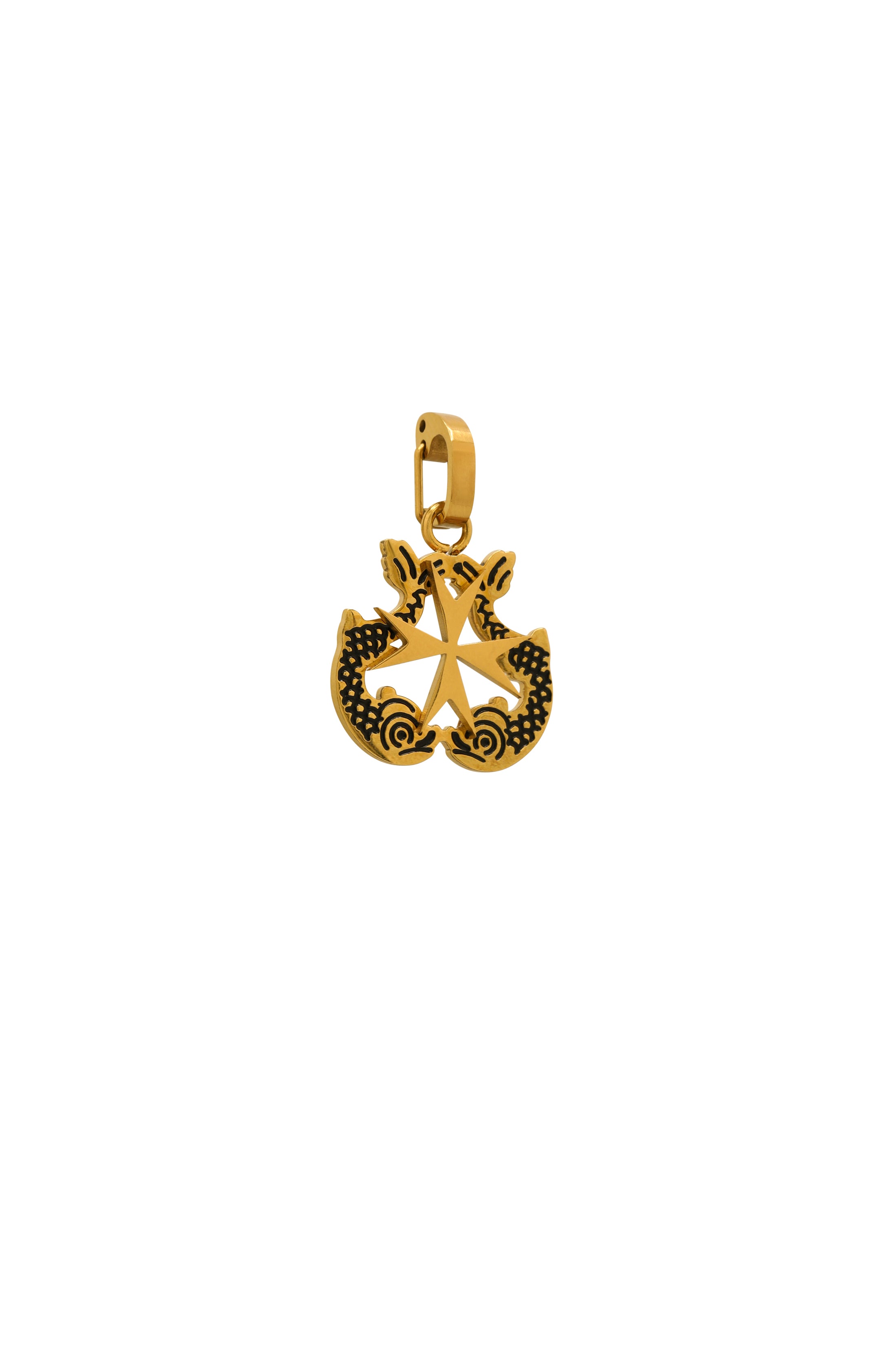 Karen&#39;s Ħabbata Dolphin &amp; Maltese Cross Pendant &amp; Carisma&#39;s Logo Birthstone Pendant Necklace Gift Set