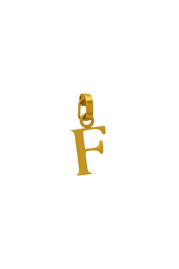 "F" Carisma Letter Pendant