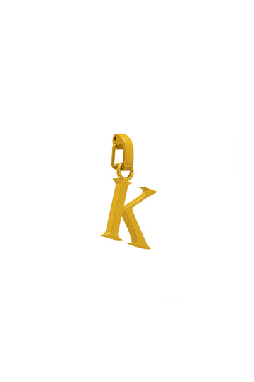 "K" Carisma Letter Pendant