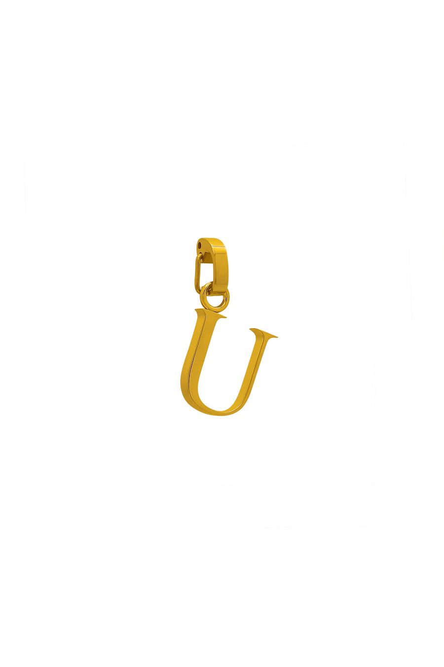 "U" Carisma Letter Pendant