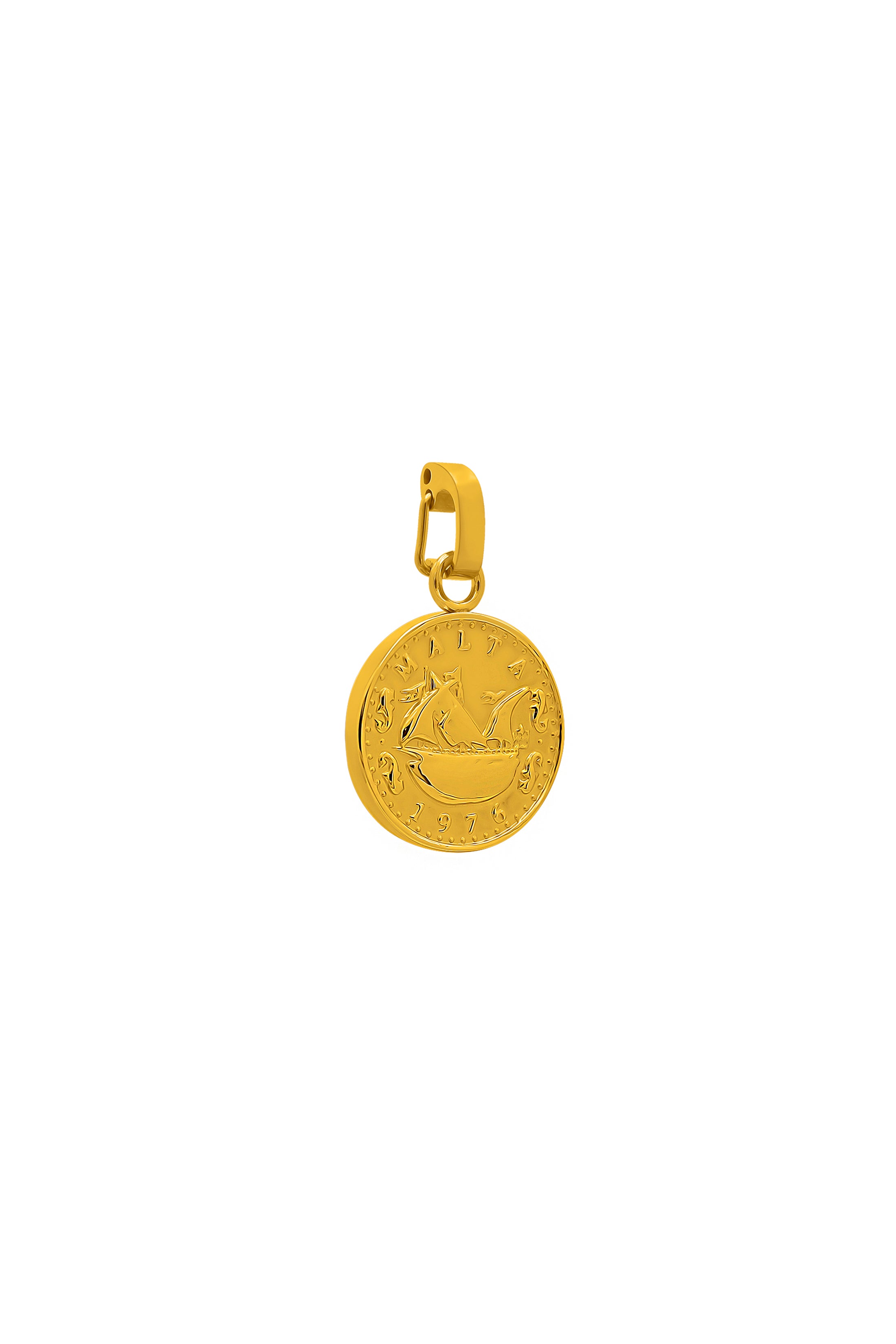 Xini Coin Embossed Pendant