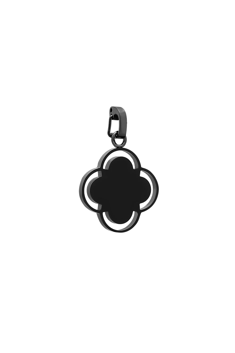 Matte Black Carisma Logo Engravable Pendant