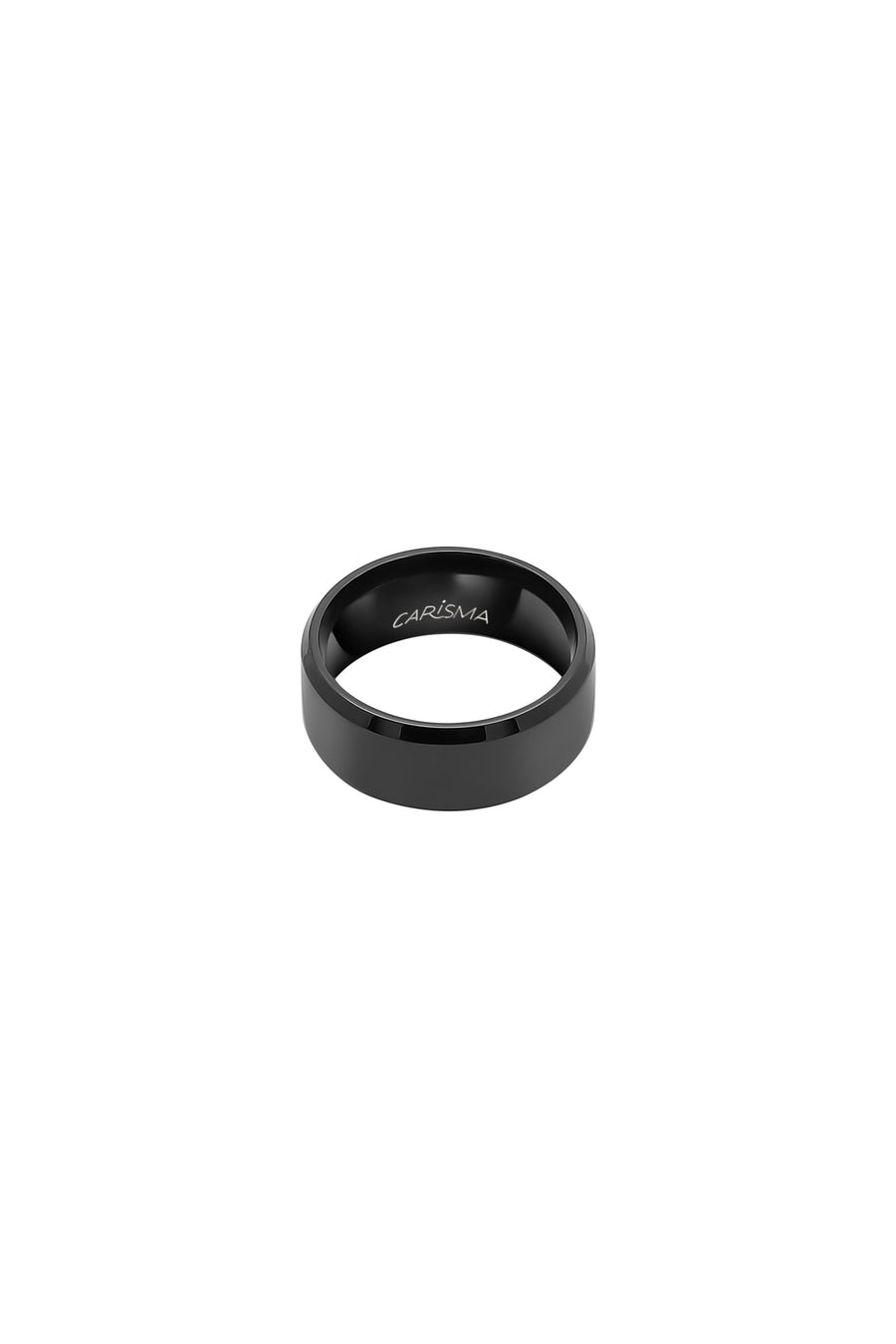 Matte Black Engravable Ring