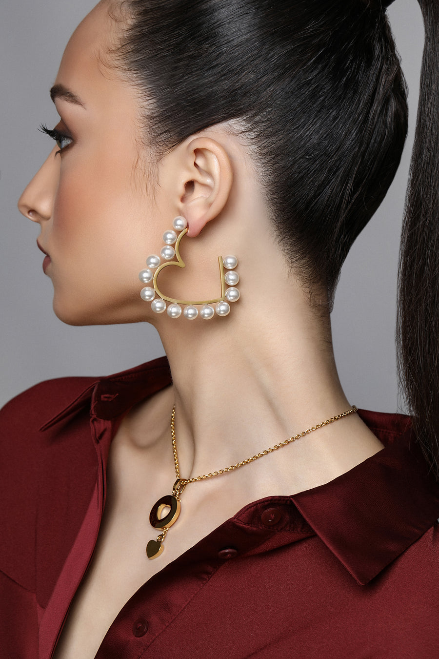 Loving Pearl Earring Set