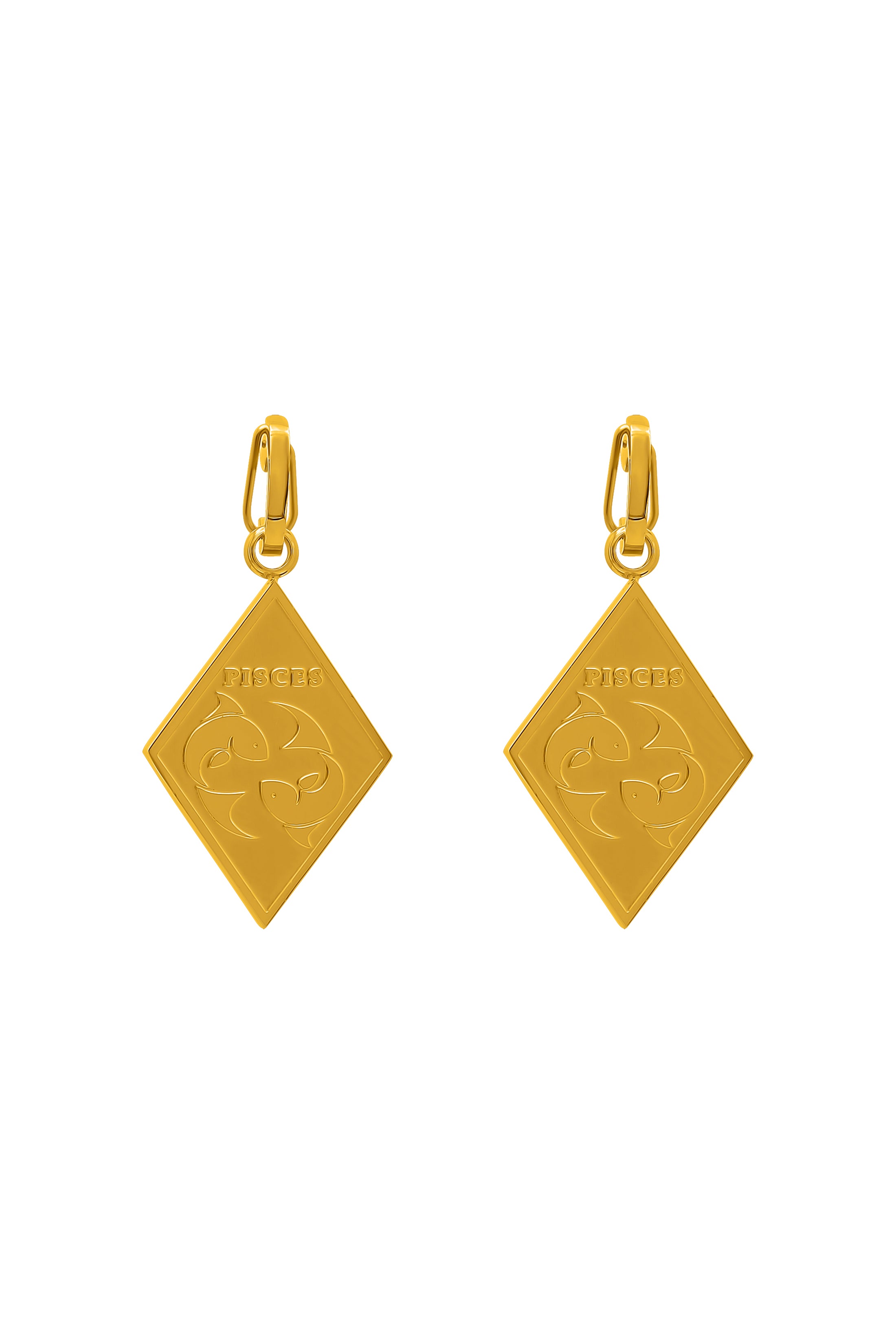 Pisces Diamond Star Sign Pendant Earring Set (February 19 - March 20)