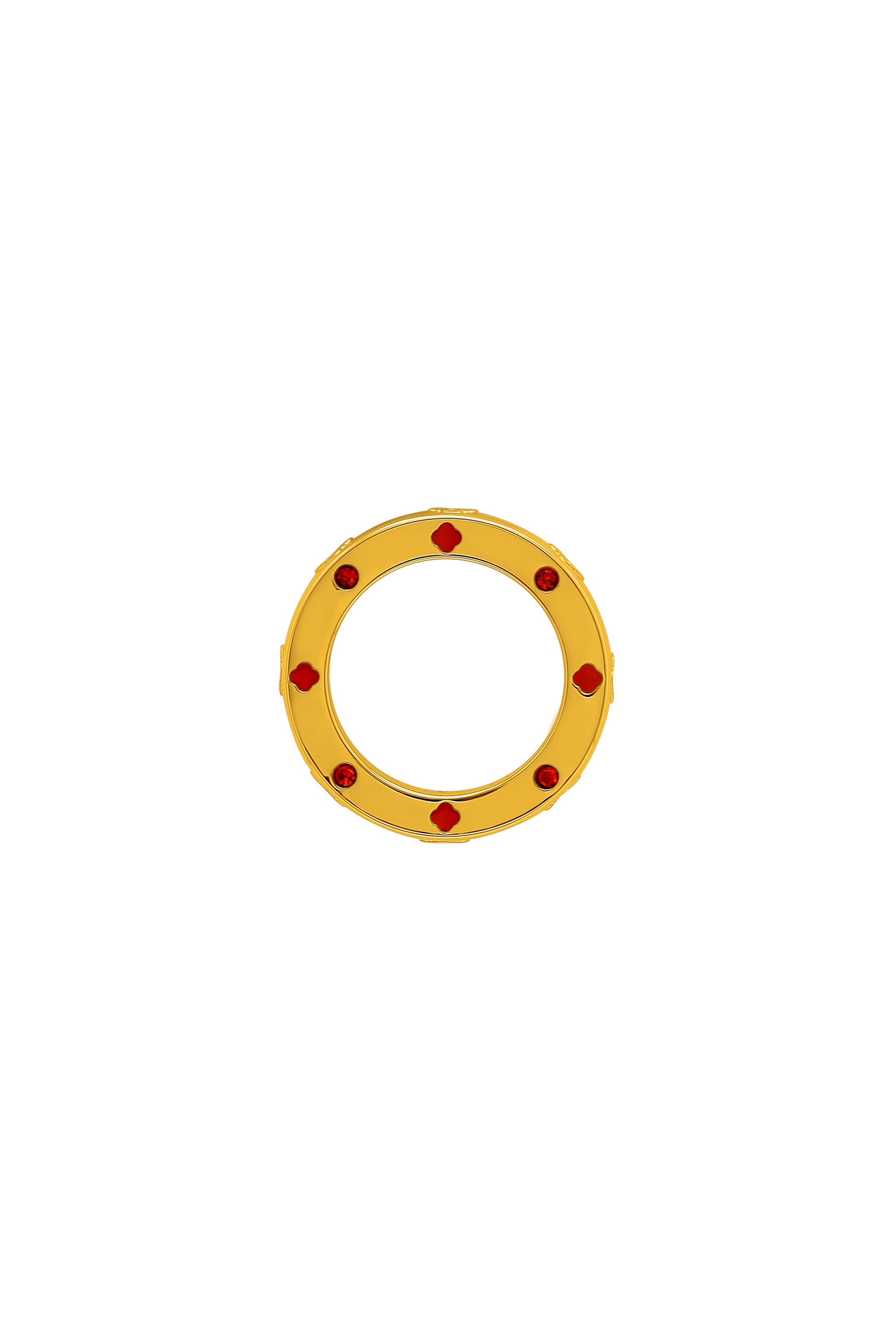 Inħobbok Red Carnelian Ring Pendant