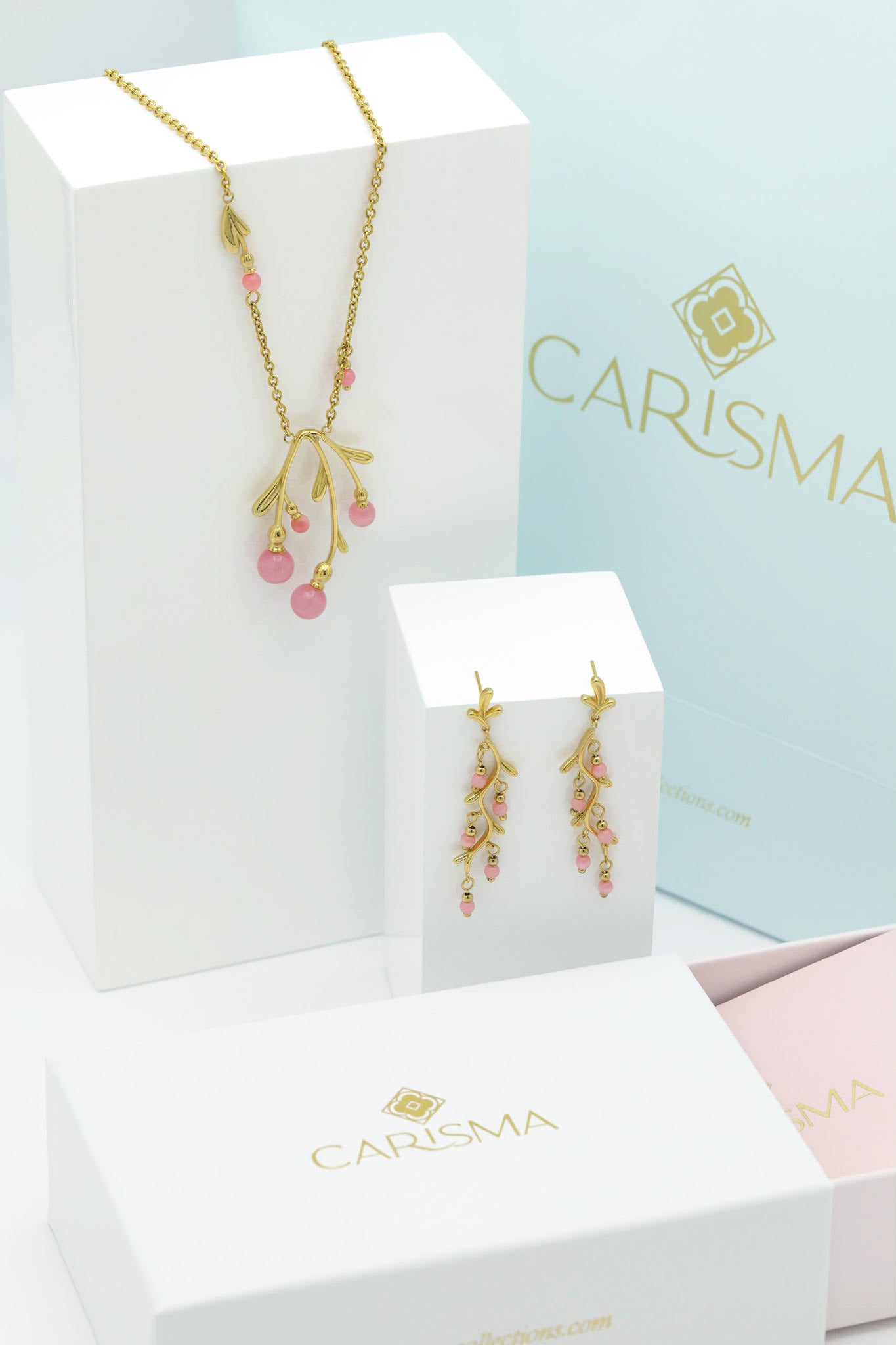 Nadine&#39;s Widnet Il-Baħar Necklace &amp; Amy&#39;s Drop Earring Gift Set